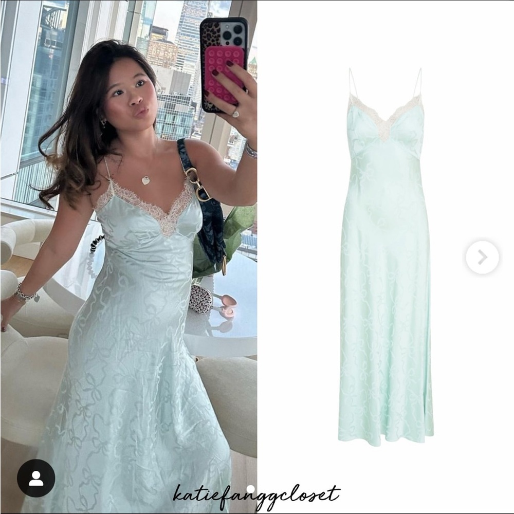 LOVESHACKFANCY FAMOUS STATEMENT DRESS